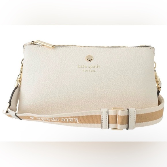 kate spade Handbags - NWT $298 Kate Spade Emma White Crossbody Bag